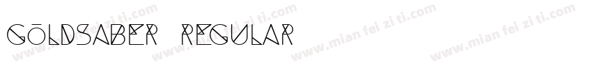 Goldsaber Regular字体转换